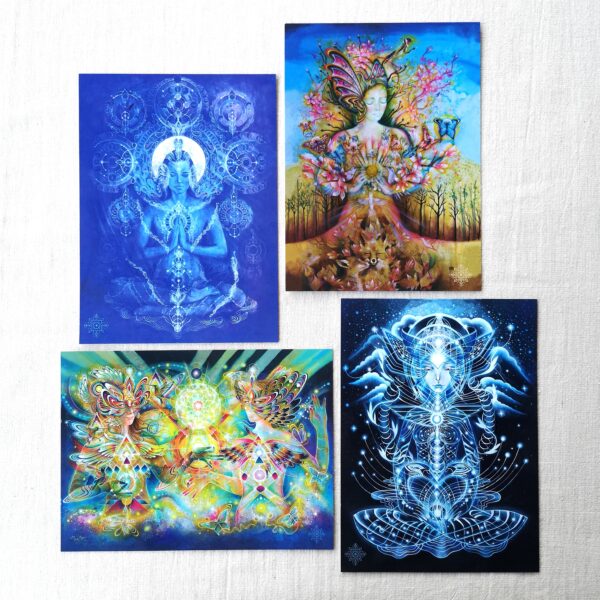 "THEIA" Special edition postcard set.
