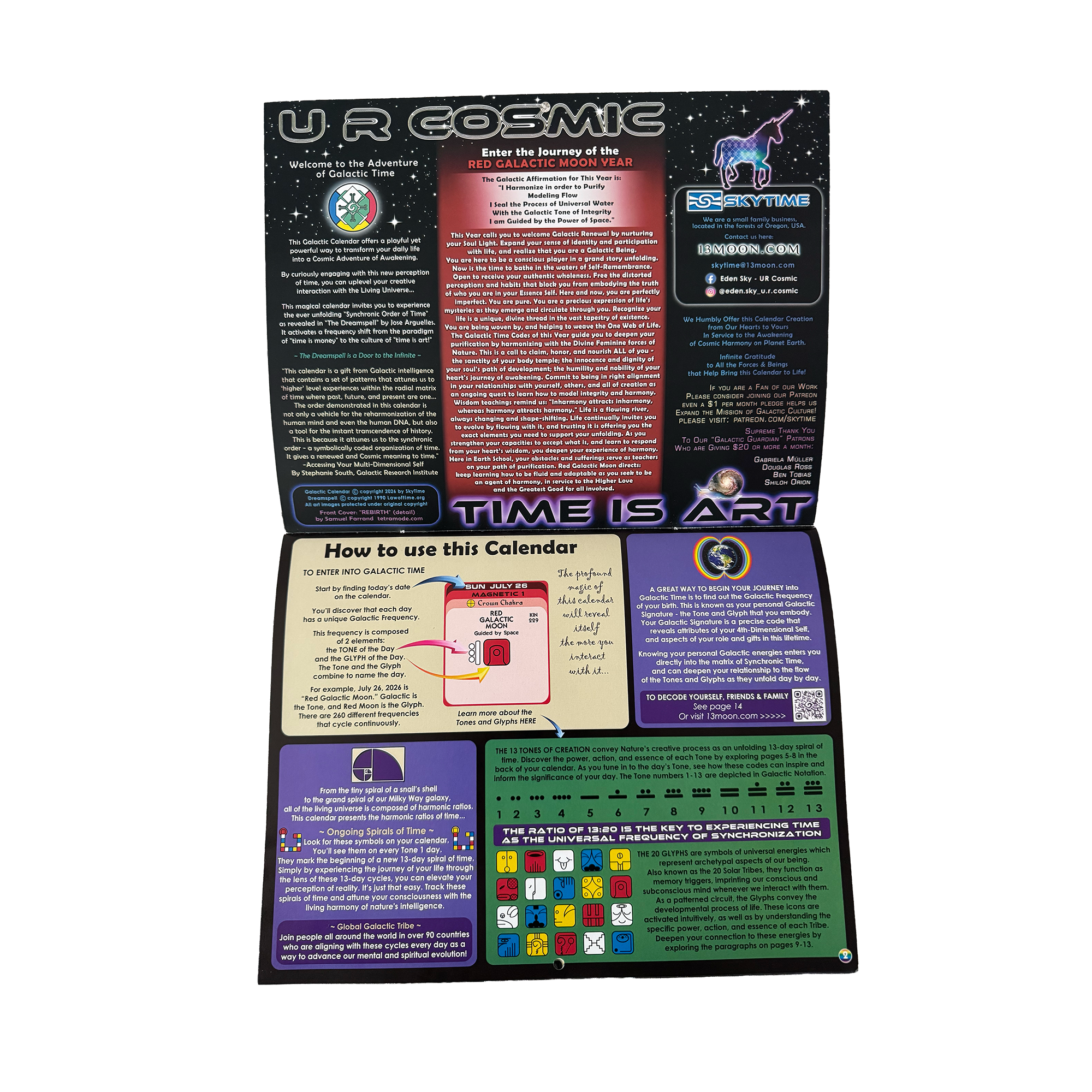 Galactic Wall Calendar July 2026-July 2027 - Image 6