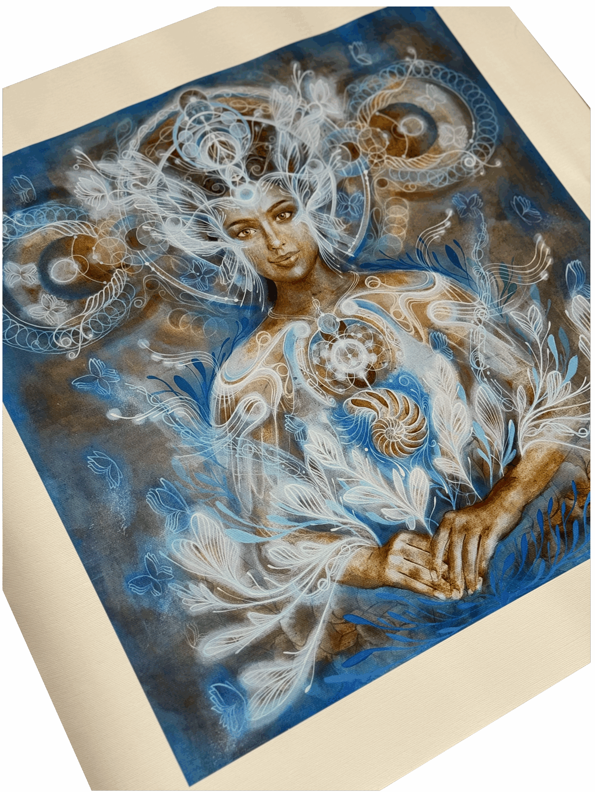 Elora: Symphony of Light 40 x 40 cm - Image 2