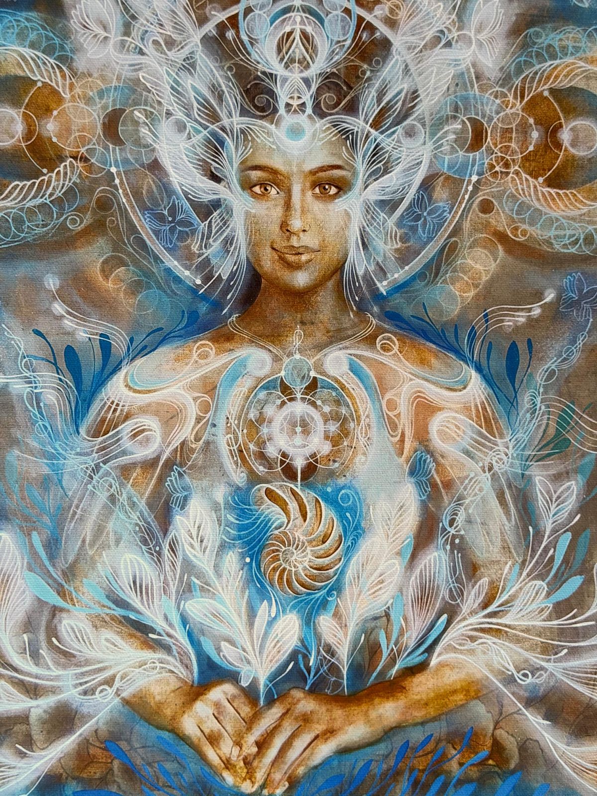 Elora: Symphony of Light 40 x 40 cm - Image 3